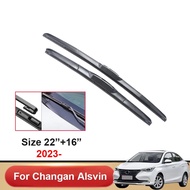 CHANGAN ALSVIN 2023- Front windshield wipers , Wiper Blades , 22" + 16"
