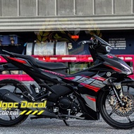 Removable sticker 155 for Exciter 155 Ex155 in Glossy Black