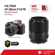 VILTROX 28mm F1.8-FE FULL FRAME AUTO FOCUS LENS for SONY E-MOUNT CAMERAS