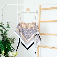 SATIN MOTIF KEMBEN TOP, SATIN BATIK BLOUSE TOP, CROP TOP, WOMEN'S BATIK CAMISOL TANK TOP