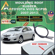 ORIGINAL TOYOTA VIOS NCP93 2007 - 2013 Roof Moulding Lining Rubber Outer Strip Getah Luar Bumbung 75
