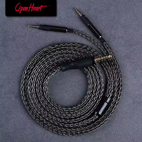 OPENHEART 16 Core Headphone Cable For Audio Technica ATH-R70x XLR 4.4mm 3.5mm 2.5mm 2m 3m Upgrade Ba