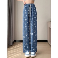 |MM| CPG1570 CELANA KULOT WANITA BERTALI MOTIF BIRU DENIM SEMATA KAKI COD