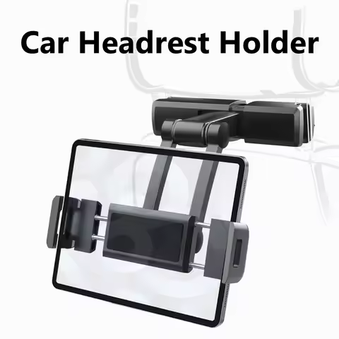 Tablet Holder for Car Headrest, Back Seat iPad Mount, Travel Accessories Road Trip Essentials for Ki