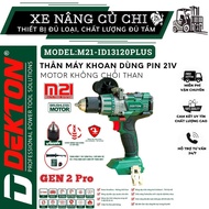 Dekton M21-ID13120plus 13mm drill, 3 functions 120Nm, with pulse generation mode, Makita battery