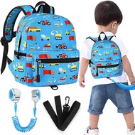 Accmor Toddler Backpack with Leash, Baby Backpacks with Anti Lost Wrist Link, Cute Mini Kids Backpac
