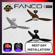 (NEXT DAY INSTALL) Fanco B-Star Ceiling Fan with 24W LED Light 36 / 46 / 52 inch BStar B Star