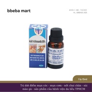 ACID TRICHLORACETIC 80% CỦA BỆNH VIỆN DA LIỄU HỒ CHÍ MINH CHUYÊN MỤN CÓC