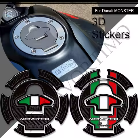 3D Decals For Ducati Monster 620 696 796 800 950 939 821 797 937 1000 1100 1200 SP Protector Tank Pa