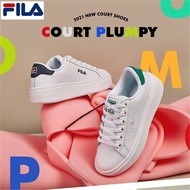 FILA Court PLUMPY 2 Model  (White Blue , White / Green) Court Shoes