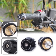 Motorcycle Handle Bar End Weight Handlebar Grips Cap Plug Balanced Terminal For HONDA CB650R CB350 C