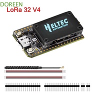 DOREEN LoRa 32 V4, 0.96inch OLED Low Power Meshtastic GPS, ESP32 Board BLE Dev-Board Solar Powered E