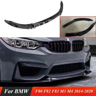 BigSale For BMW F80 F82 F83 M3 M4 2014-2020 Car Front Bumper Lip Spoiler Splitter CS Diffuser Splitt