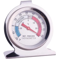 Fridge Thermometer Refrigerator Thermometer,INRIGOROUS Pack of 2 Stainless Steel Dial Fridge/Freezer