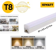 LAMPU NEON LED Strip T8 10W Warna Lemon Yellow - Hemat Energi Variasi Cahaya 3000K/4000K/6000K