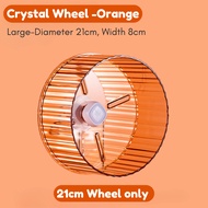 Hamster Wheel Transparent Super Silent Hamster Running Wheel Roda Hamster 21cm Syrian hamster wheel 
