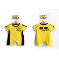 Bruce Lee Baby Costume Jumpsuit Cosplay 李小龙宝宝连体衣