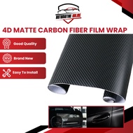 4D Matte Carbon Fiber Film Wrap Car Sticker Sheet Shining