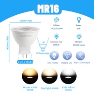 MR11 GU11 GU10 GU5.3 GU4 No Flicker LED Bulb Foco Light AC220-240V 3000k 6000k 3W 5W 7W 12W Lamps E