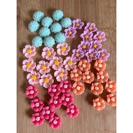 RM4.50/50 pieces : TF-M - Resin - Bunga - Flower - 1.3 cm x 1.5 cm
