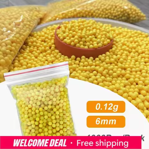 2027 1000 Rounds Airsoft BB Balls 0.12g 6mm Paintball BB Bullets Strikeball For Hunting Rifle Gun Sh