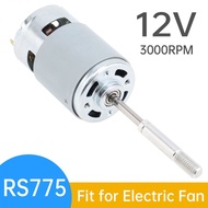 RS775 Fan Motor 12V 3000RPM Replacement 220V AC for Electric Fan, RS755 DC Fan Motor