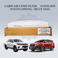 CABIN AIR-COND FILTER - TOYOTA INNOVA - HILUX VIGO (SLANTING) - 014520-2650 / AF103-W3006
