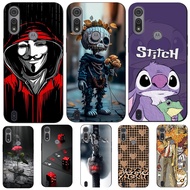 For Motorola Moto E6S E6i Case Phone Cover Protective Soft Silicone Black Tpu Case Originality Aesth