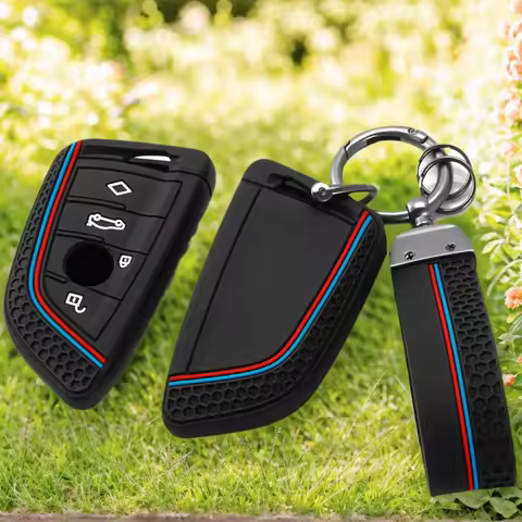 Silicone Car Key Chain Cover For BMW M E39 E46 E60 E90 F10 F15 F20 F25 F30 G05 G01 F01 G80 G01