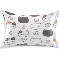 Satin Pillowcase 1 Pack Pillow Case with Envelope Closure Standard Size Pillow Cover 26 x 20 Inch So