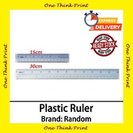 Ruler Plastic Long Ruler 15cm Short Ruler 30cm