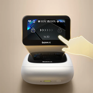 Baseus Bowie M2s Ultra Wireless Earphones Smart Screen 52dB Noise Cancelling Bluetooth 5.4 Headphone