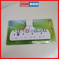 T-Adaport 4Socket Extension Neon Indicator Portable Extension Socket Extension Plug 4GANG T ADAPTOR