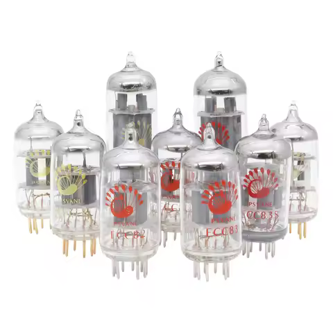 PSVANE ECC81 ECC82 ECC83 Vacuum Tubes 12AX7 12AU7 12AT7 Vintage HIFI Audio Tube Guitar Amplifier DIY