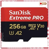 SanDisk Extreme PRO microSDXC 256GB SDSQXCD-256G-GN6MA R:200MB/s W:140MB/s UHS-I U3 V30 4K Ultra HD 