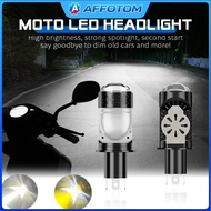 AFFOTOM 110000LM 30W+50W H4 Motorcycle Headlight 12V-80V H4 Len Led Projector For TMX125