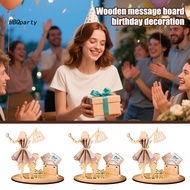 <BBQparty> Wooden Birthday Money Holder Stand – Cash Gift Box for 18th 30th 40th 50th 60th Birthday 