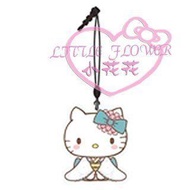 ♥小花花日本精品♥ HELLOKITTY 凱蒂貓水藍色和服悠遊卡 手機掛飾 防水 鎖圈 耳機塞 掛飾 吊飾