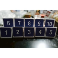 Acrylic No. Table 1-10 8x8