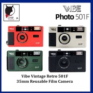 VIBE PHOTO 35MM FILM CAMERA 501F FREE BATTERY AAA 1 PCS /VIBE PHOTO 35MM FILM CAMERA 501F FREE AAA BATTERY &amp; FILM 27 EXPOSURE