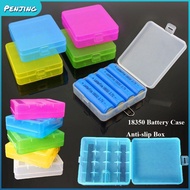 PENJIPH 18650 Battery Box, Anti-slip Coloful Battery ,  4 AA AA Plastic Rechargeable Battery Contain