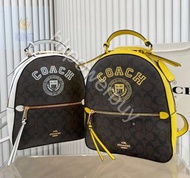 💎新到貨 COACH  老花 牛仔 絲絨 拼色 雙肩包 背囊 禮物 情人節 書包 聖誕節 紀念日 背包  backpacks gift valentine's day bag christmas an