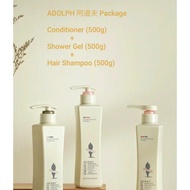 Adolph natural Haircare essential oil scent Hair shampoo/ Hair Conditioner/showel gel/shower mouss