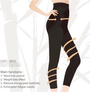 Pompon Far Infrared Bamboo Tourmaline Detox Anti Cellulie Leggings Code 2748