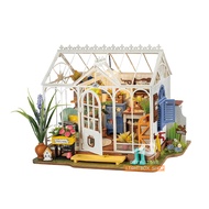 Nhà búp bê Robotime bằng gỗ tự lắp ráp Rolife Dreamy Garden House DIY DG163. Mô hình nhà gỗ 3d. Quà 