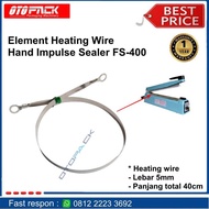 FS-400 5mm Element Heating Wire Hand Impulse Sealer Heating Wire Plate