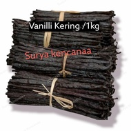 1kg Vanili kering / vanila kering / vanila bean vanilli kering 1kg