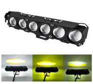 Lampu Sorot Laser Mini Sepeda Motor Led Foglamp CR7 SQL 3Mata 4mata 6mata Laser Gun Putih Kuning 2 W