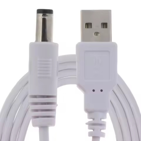 USB DC 5V 5.5 x 2.5mm Charging Cable USB2.0 DC5V Power Plug 1M/2M3M Durable