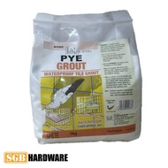 PYE Grout - Waterproof Tile Grout - 1kg (Grey / White) * Grout Filler Grout Filler Waterproof